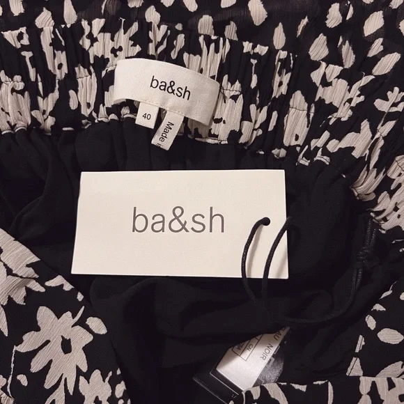 NWT BA&SH Jupe Floral Tiered Midi Skirt Size 40 - Picture 3 of 12